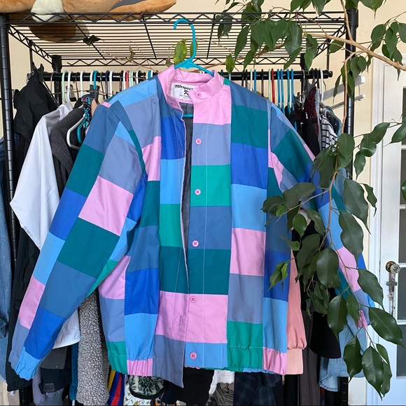 Vintage Oversized Patch Work Jacket - Picture 6 of 7